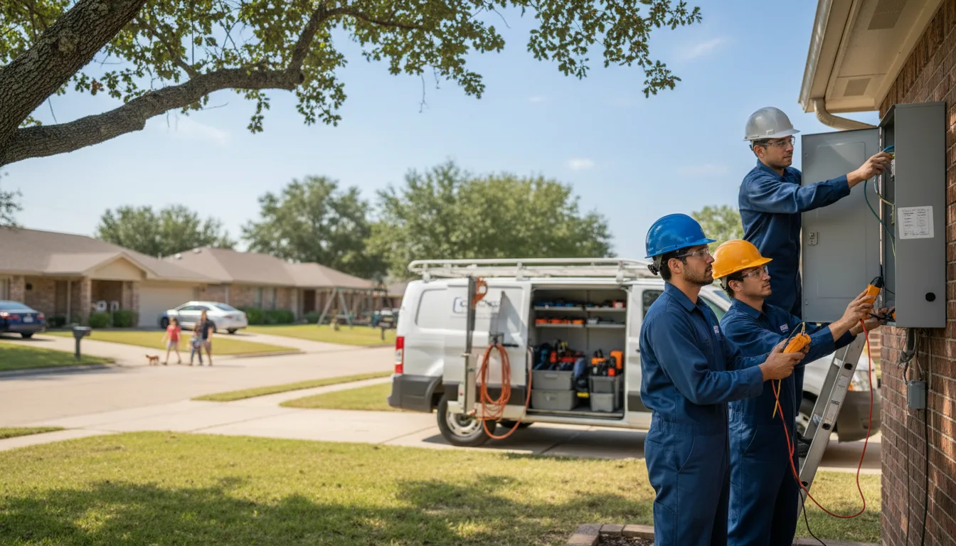 Certified electrician providing emergency electrical services in Molena, GA